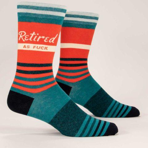 Chaussettes en coton pour hommes - Retraité comme un enfoiré