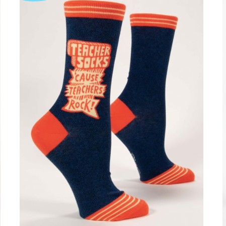 Women's Cotton Socks - Teachers Rockl