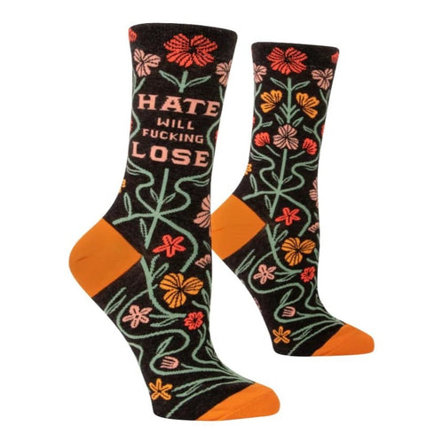 Chaussettes en coton pour femmes - Hate Will Fucking Lose