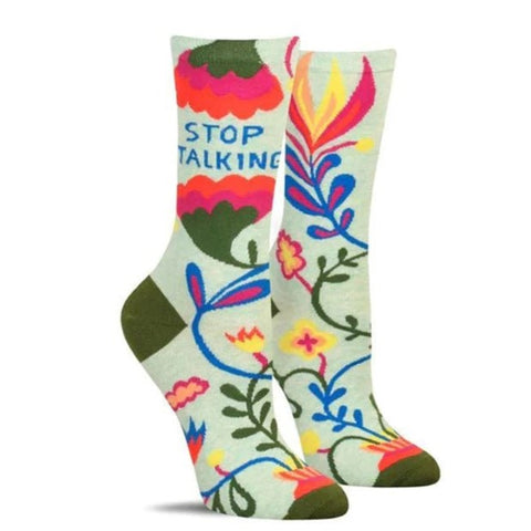 Chaussettes en coton pour femmes - Arrêtez de parler