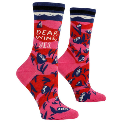 Chaussettes en coton pour femmes - Dear Wine, Yes
