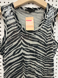 Zebra Sequin Top