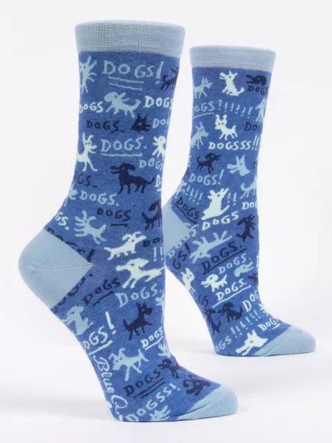 Chaussettes d'équipage pour femmes Chiens