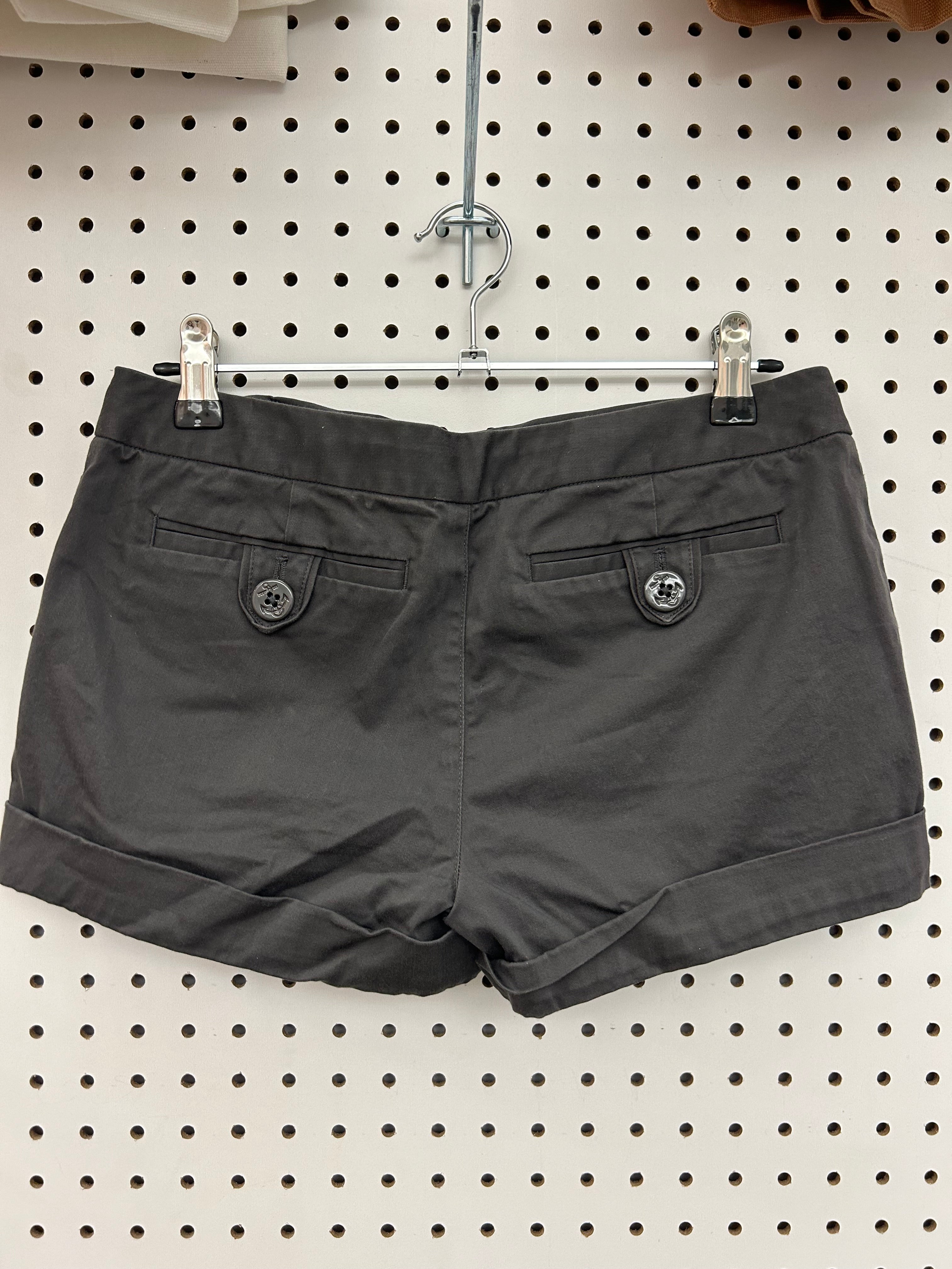 Shorts de marin gris taille basse