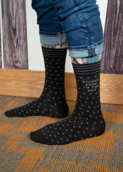 Men's Cotton Socks - Studies Show I’m The Shit