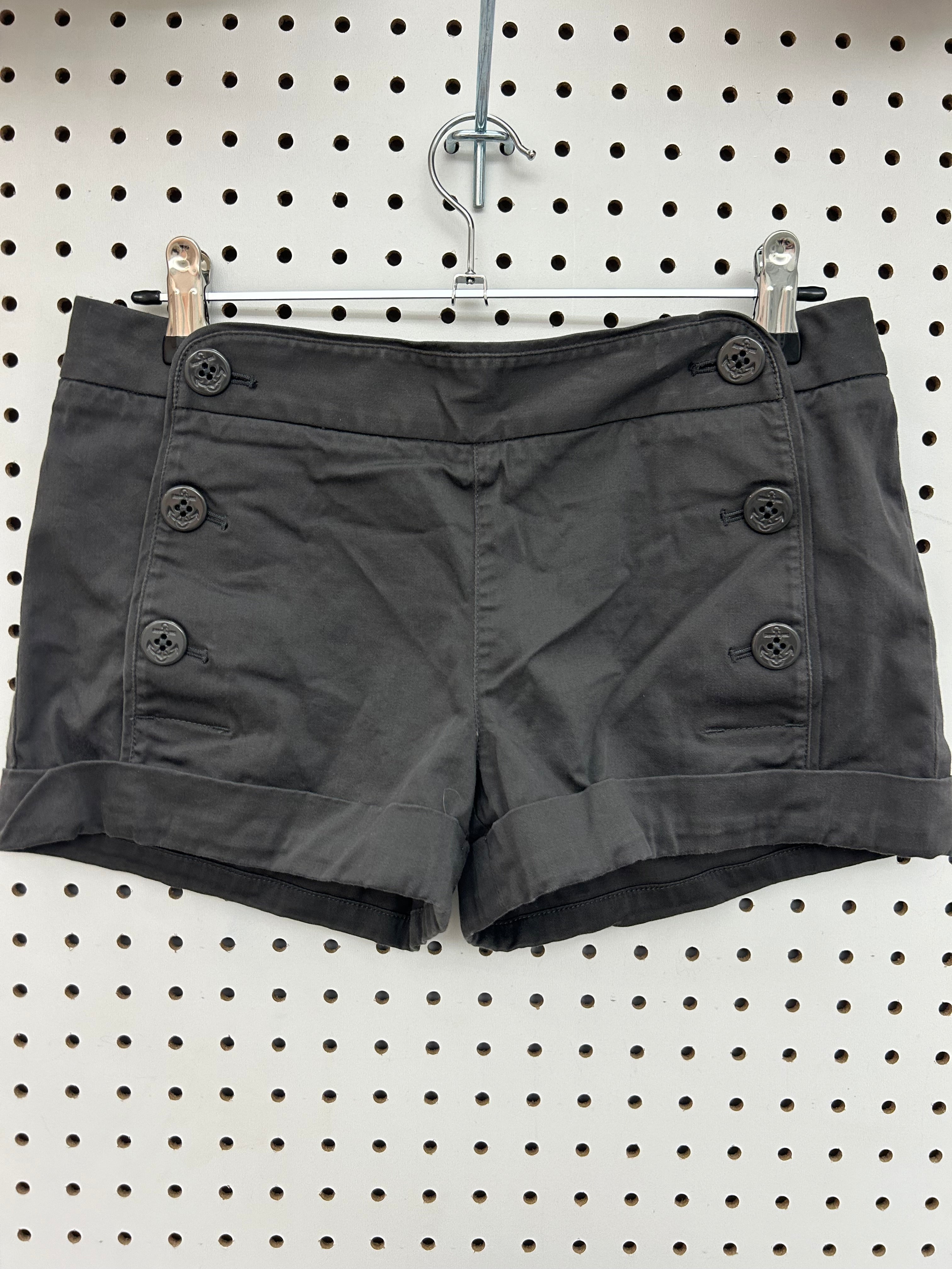 Shorts de marin gris taille basse