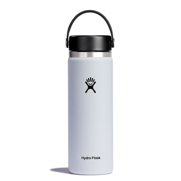 Hydro Flask 20 oz. Large ouverture Blanc