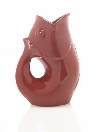 Gurgle pot dark red