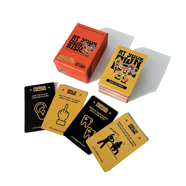 At Your Own Risk Drinking Game Cards
