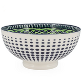 Kiri Porcelain 8" Bowl Green Mandala