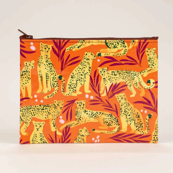 Pochette zippée guépard