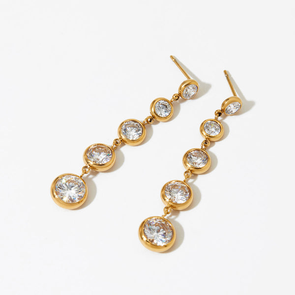 Diamond Drop Earrings