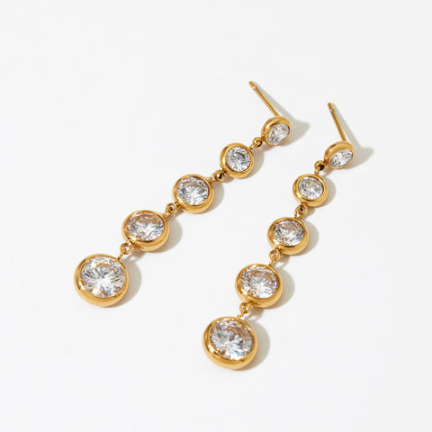 Diamond Drop Earrings