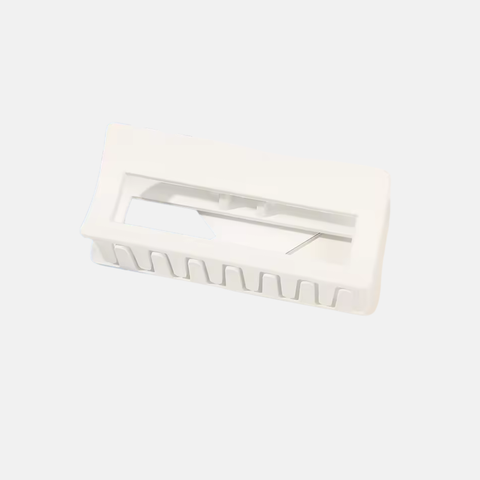 Pince à cheveux rectangulaire blanche