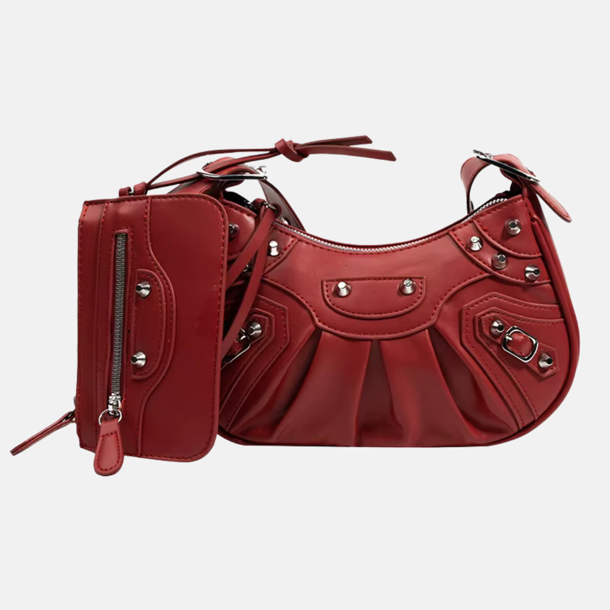 Medium Studded Shoulder Bag
