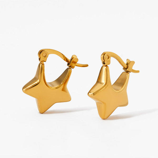 Lil'Star Gold Huggie Earrings