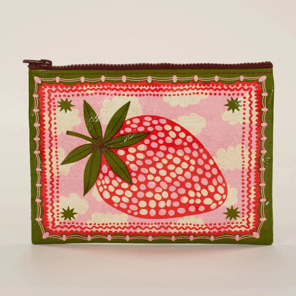 Pochette zippée Nuages de fraises