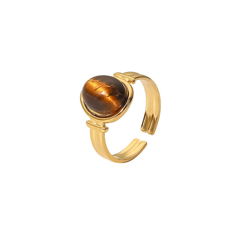 Tiger eye ring