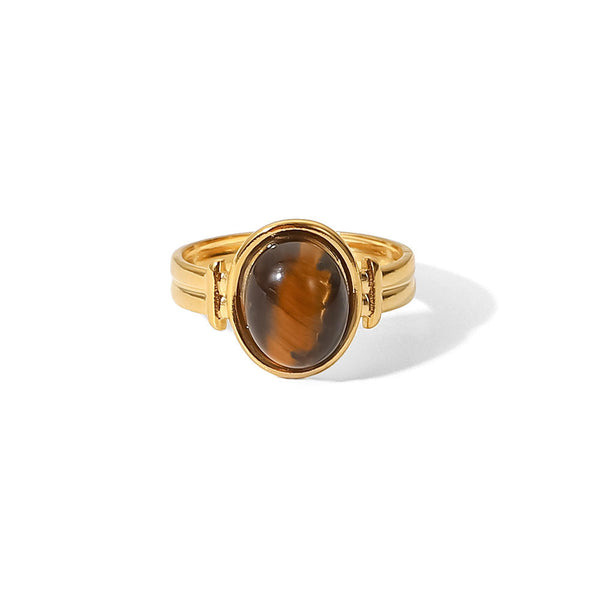 Tiger eye ring