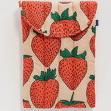 Housse pour ordinateur portable Baggu Puffy 13"Fraise