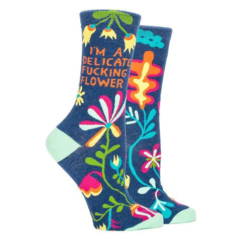 Women's socks I'm a delicate fucking flower - MERCURI
