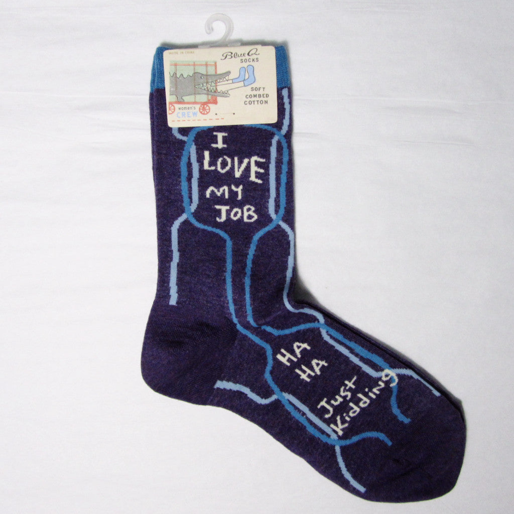 Women's Cotton Socks I Love My Job - MERCURI