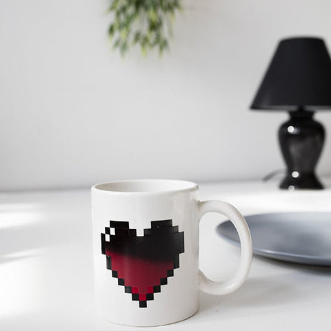 Tasse de Morph de coeur de pixel