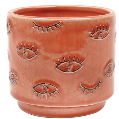 Small All Eyes Ceramic Planter