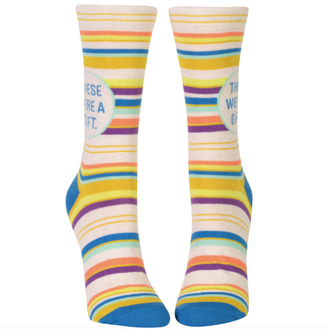 Women's Cotton Socks - These Were A Gift