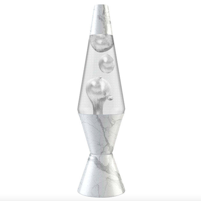 Marble lava store lamp