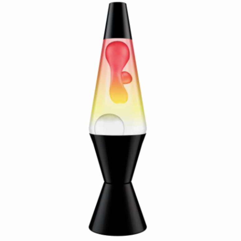 Lava Lamp Tricolor White & Clear