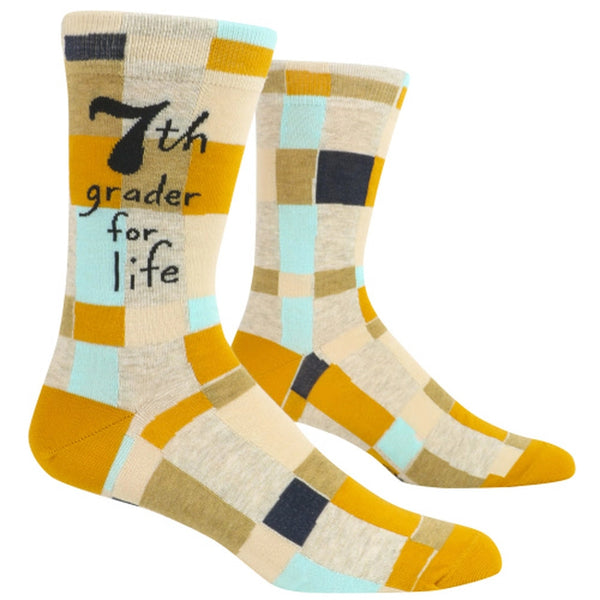 Men's Cotton Socks - 7th Grader for Life