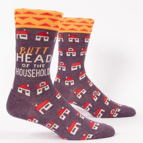 Men’s Cotton Socks - Butthead Of The Household