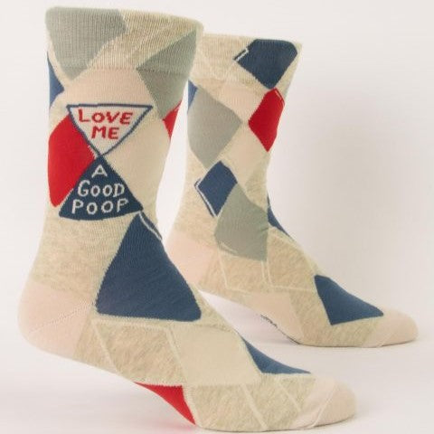 Women's Cotton Socks - Love Me A Good Poop