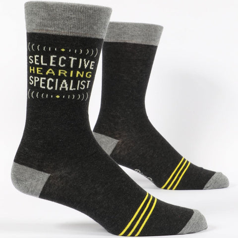 Men's Cotton Socks - Selective Hearing Specialist