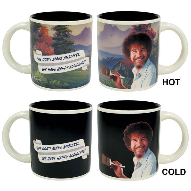 Bob Ross Heat Changing Mug