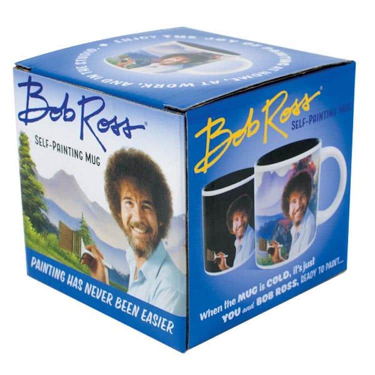 Bob Ross Heat Changing Mug