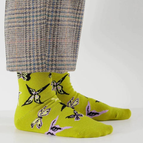 Baggu Crew Sock Butterfly Kaleidoscope