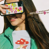Wildflower Groovy Shroom iPhone Case